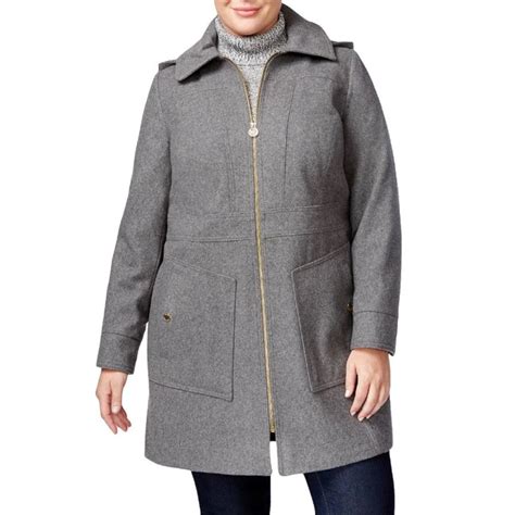 michael michael kors wool blend three button walker coat|MICHAEL Michael Kors Wool.